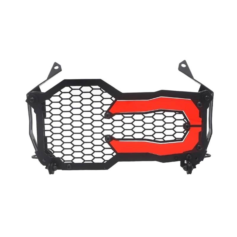 Scheinwerfer Gitter Motorrad-Scheinwerferschutz Motorrad-Scheinwerferschutz Kühlergrillschutzabdeckung Schutzgrill Vierfarbig Für R1200GS R1250GS LC Adventure Frontscheinwerfer Schutzhülle(Red) von PPWIALL