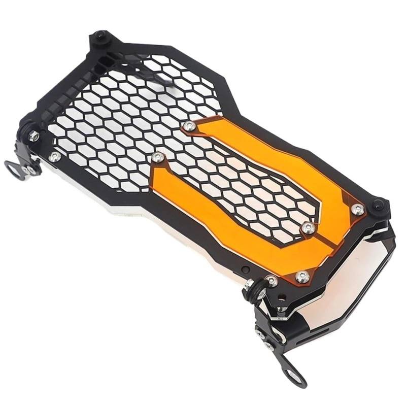 Scheinwerfer Gitter Motorradabdeckungsmaske Motorrad-Scheinwerferschutz Kühlergrillschutzabdeckung Schutzgrill Für R1200GS R1250GS LC ADV Adventure 2014-2020 Frontscheinwerfer Schutzhülle(Orange) von PPWIALL