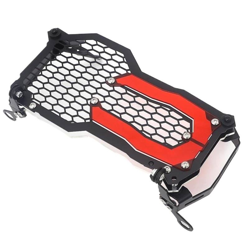 Scheinwerfer Gitter Motorradabdeckungsmaske Motorrad-Scheinwerferschutz Kühlergrillschutzabdeckung Schutzgrill Für R1200GS R1250GS LC ADV Adventure 2014-2020 Frontscheinwerfer Schutzhülle(Red) von PPWIALL