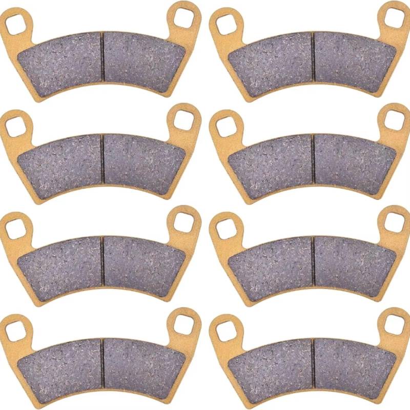 PQAIECXD Bremsbeläge Kompatibel Mit Polaris Für RZR RS1 2018 2019 2020 2021 2022 Für RZR 4 XP 900 2012 2013 1911228 1912508 2205949 2208933 2203747 Vordere Hintere Bremsbeläge Vorder von PQAIECXD