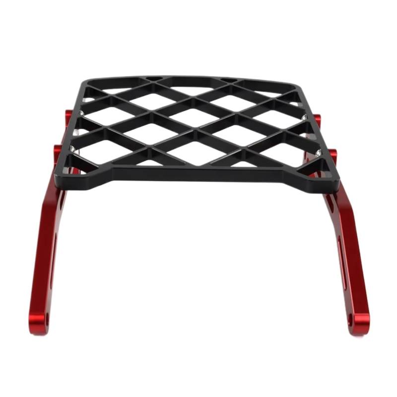 PQAIECXD Motorrad Gepäckträger Für CRF300L 2021 2022 2023 2024 Motorrad Gepäckträger Träger Montieren Rückenlehne Für Regal Halter Motorrad Hinten Fracht Träger(Red) von PQAIECXD