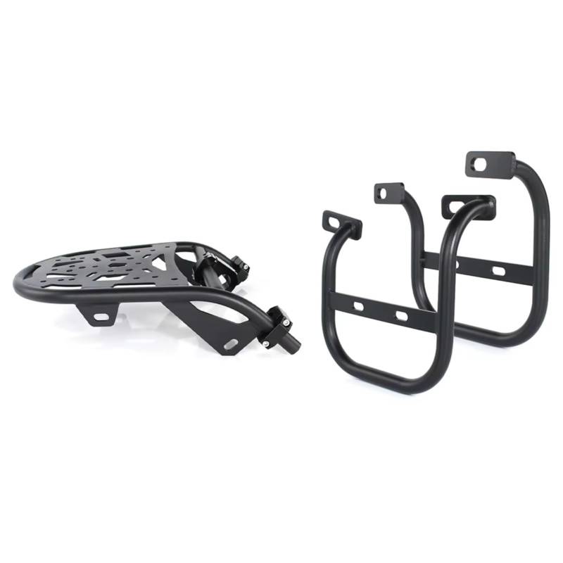PQAIECXD Motorrad Gepäckträger Für Ruckus 50 2003-2024 Motorrad-Hintergepäckträger Kofferraum Topcase Seitentaschen Halterung Satteltaschen-Stützgestelle von PQAIECXD