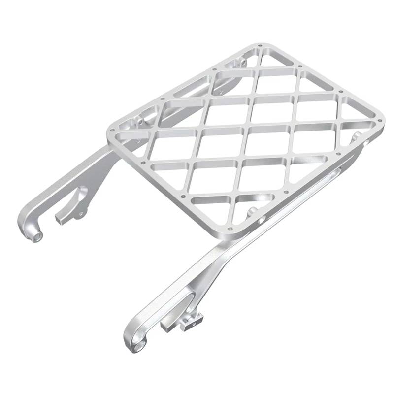 PQAIECXD Motorrad Gepäckträger Kompatibel Mit Yamaha Für WR450F WR250F 2007–2015 Motorrad-Gepäckträger Gepäckträgerhalter Für Frachthalterung Tailrack-Kit(Silver) von PQAIECXD