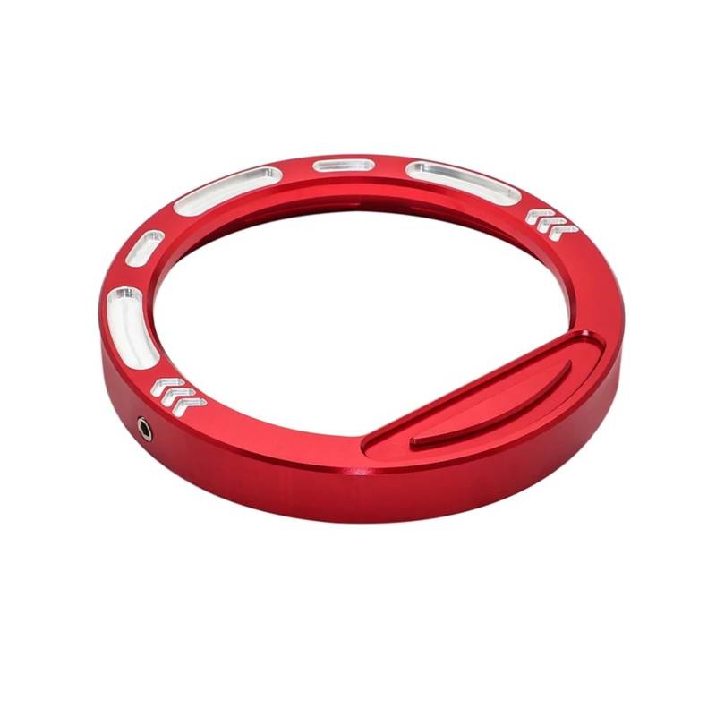 PQAIECXD Motorrad Messgerät Gehäuse Kompatibel Mit Polaris Für RZR 570 800 900 1000 Instrumenten-Messringabdeckung Drehzahlmesser Tachometeranzeige Messringverkleidung Tachoblende(Red) von PQAIECXD
