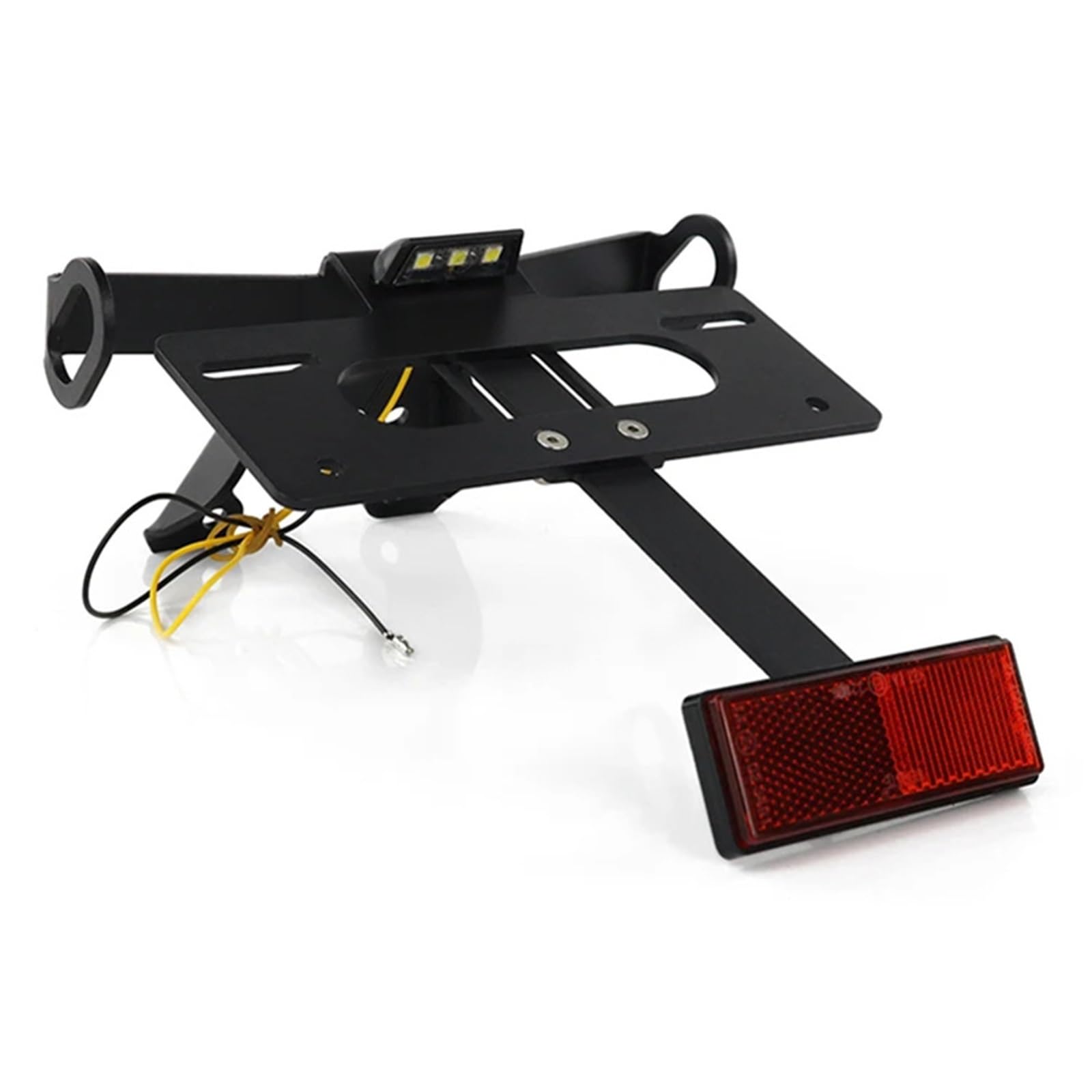 PQAIECXD Motorrad-kennzeichenhalter Kompatibel Mit ADV150 Für Scooter 2021 2022 2023. Hintere Kennzeichenhalterung Mit Ersatz-Kit Für Das Heckkotflügel-Eliminierungslicht.(with Reflector) von PQAIECXD