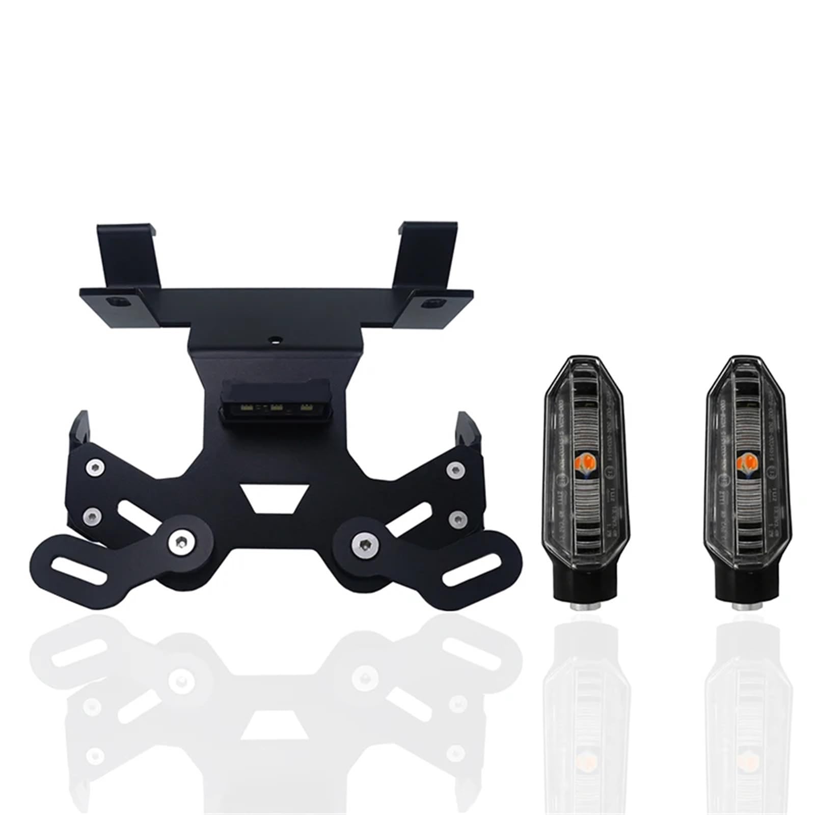 PQAIECXD Motorrad-kennzeichenhalter Kompatibel Mit CB125R Für CB150R Für CB250R Für CB300R 2018-2022 Zubehör Tail Tidy Mudguard Eliminator Registrierung Kennzeichenhalter(with Signal) von PQAIECXD