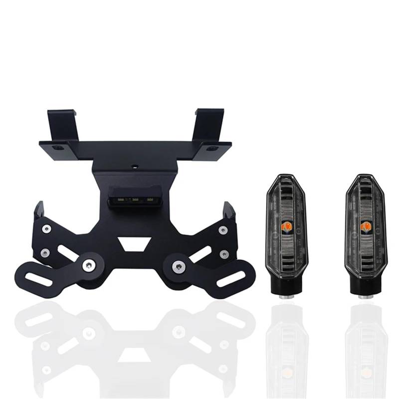 PQAIECXD Motorrad-kennzeichenhalter Kompatibel Mit CB125R Für CB150R Für CB250R Für CB300R 2018-2022 Zubehör Tail Tidy Mudguard Eliminator Registrierung Kennzeichenhalter(with Signal) von PQAIECXD