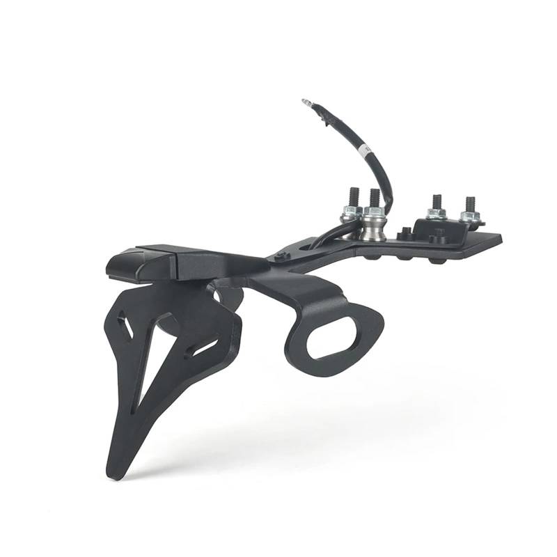 PQAIECXD Motorrad-kennzeichenhalter Kompatibel Mit CB750 Für Hornet 2023 2024 Verstellbares Kennzeichen-Schutzblech-Eliminierungs-Kit, Rahmenhalterhalterung Für Motorräder von PQAIECXD