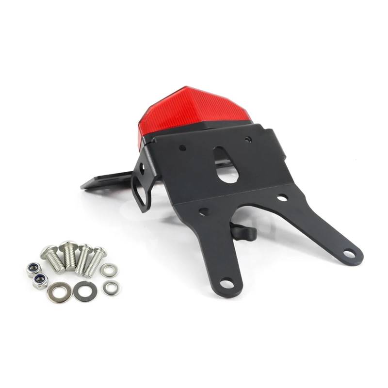 PQAIECXD Motorrad-kennzeichenhalter Kompatibel Mit CRF250L Für CRF250M 2013-2022 Für CRF250 Für Rally 2017-2022 Motorrad-Rücklichthalter Universelle Hintere Halterung(Red) von PQAIECXD