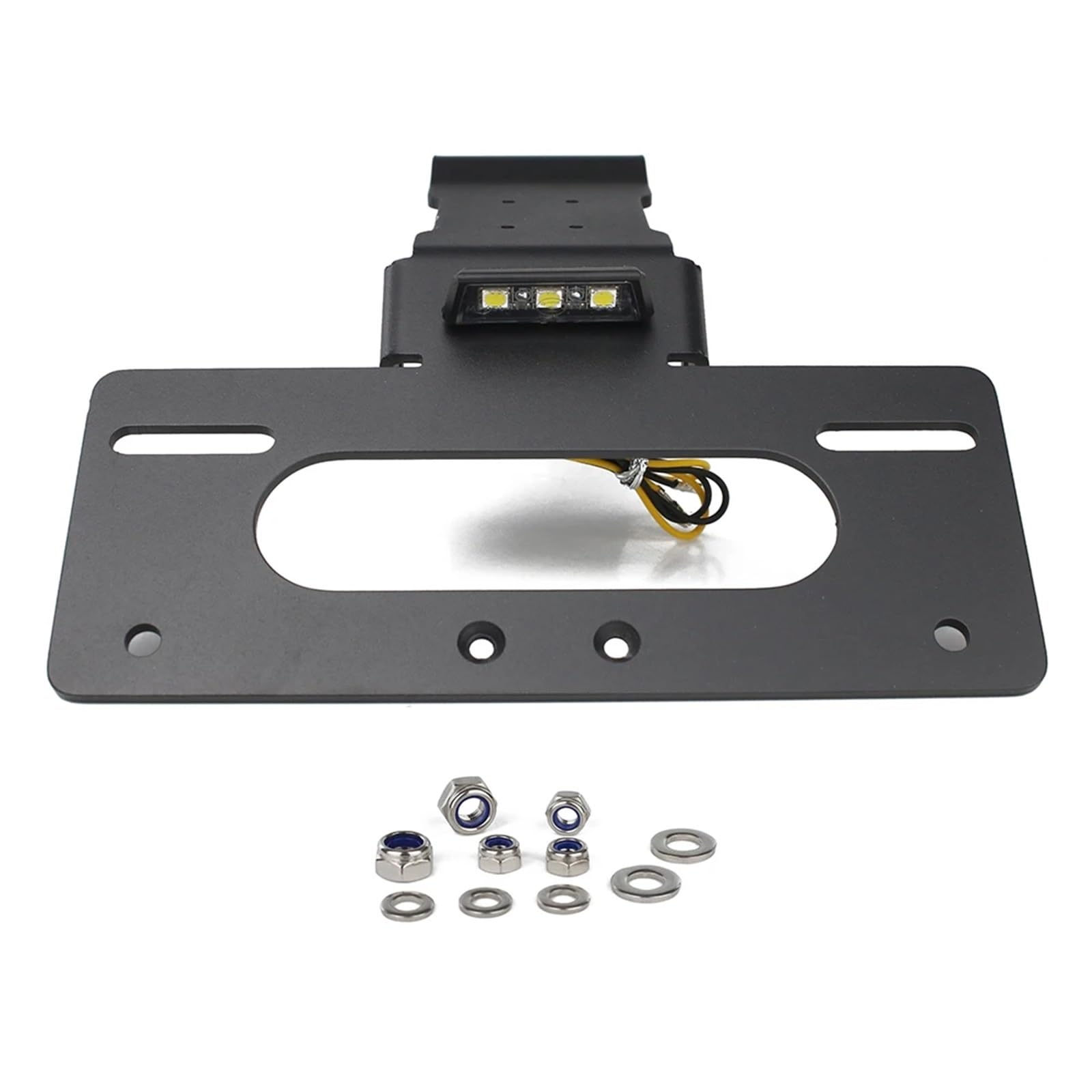 PQAIECXD Motorrad-kennzeichenhalter Kompatibel Mit DAX Für 125 2022-2024 Motorradzubehör Tail Tidy Mudguard Eliminator Kit Kennzeichenhalter Halterung(Without Reflector) von PQAIECXD