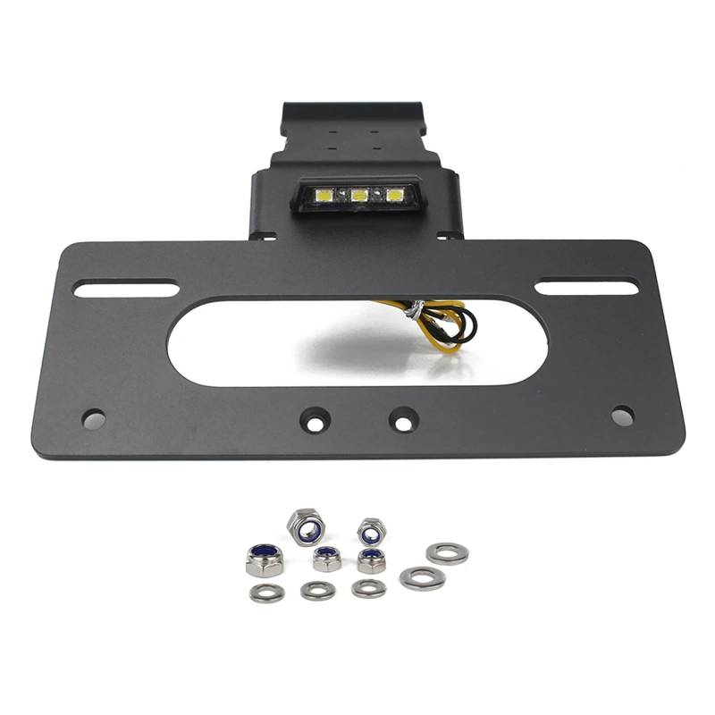 PQAIECXD Motorrad-kennzeichenhalter Kompatibel Mit DAX Für 125 2022-2024 Motorradzubehör Tail Tidy Mudguard Eliminator Kit Kennzeichenhalter Halterung(Without Reflector) von PQAIECXD