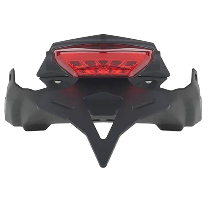 PQAIECXD Motorrad-kennzeichenhalter Kompatibel Mit F900 Für R 2020-2024 Motorrad Hinten Kurzer Schwanz Integrierter Lichtrahmen Kennzeichenhalter Heckrahmenhalterung(Red) von PQAIECXD