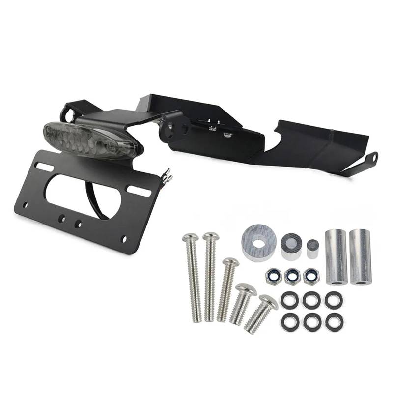 PQAIECXD Motorrad-kennzeichenhalter Kompatibel Mit F900R Für F900XR 2020-2024 Motorrad-Kennzeichenhalter Kennzeichenhalter Heckkotflügel-Eliminierungskit(Smoke) von PQAIECXD