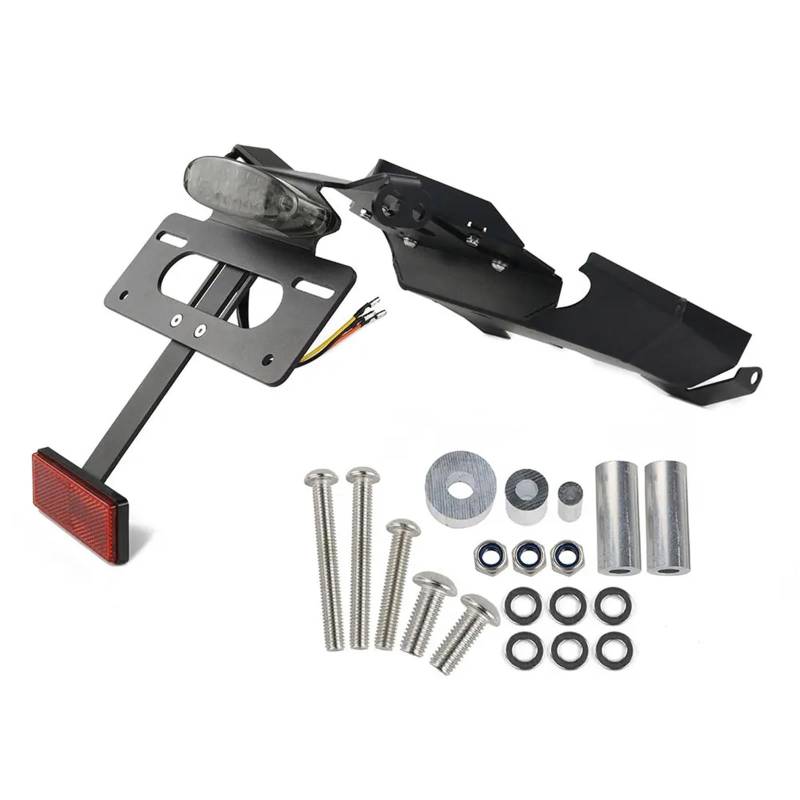 PQAIECXD Motorrad-kennzeichenhalter Kompatibel Mit F900R Für F900XR 2020-2024. Motorrad-Kennzeichenhalterhalterung, Heckklappe, Kotflügel-Eliminierungskit(Dark Grey) von PQAIECXD