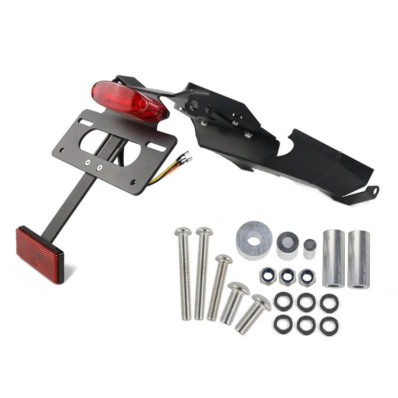 PQAIECXD Motorrad-kennzeichenhalter Kompatibel Mit F900R Für F900XR 2020-2024. Motorrad-Kennzeichenhalterhalterung, Heckklappe, Kotflügel-Eliminierungskit(Red) von PQAIECXD