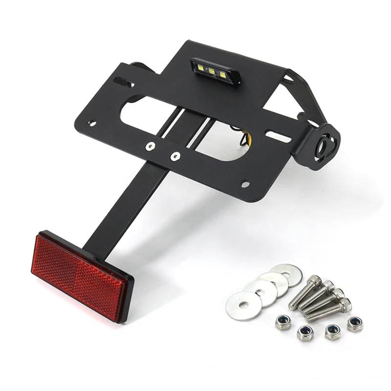 PQAIECXD Motorrad-kennzeichenhalter Kompatibel Mit FZ1 Für 2006-2015 Für FZ8 Für 2011-2013 Kennzeichenhalter Hinten Heckrahmenhalter Halterung Heckkotflügel-Eliminator von PQAIECXD