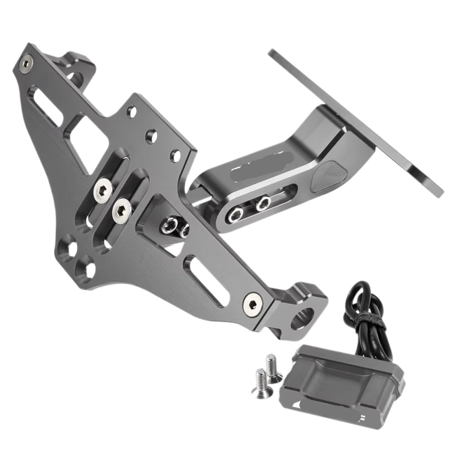 PQAIECXD Motorrad-kennzeichenhalter Kompatibel Mit Für CB125F 2014 2015 2016 2017. Alle Motorrad-Kennzeichenhalter, Blinker, Ersatz- Und Upgrade-Teile(Silver) von PQAIECXD