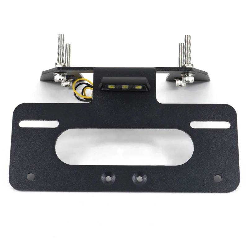 PQAIECXD Motorrad-kennzeichenhalter Kompatibel Mit Für ZX-10R 2006-2007 Motorrad-Kennzeichenhalter, Heckklappe, Kotflügel-Eliminierungs-Kit Mit Licht von PQAIECXD