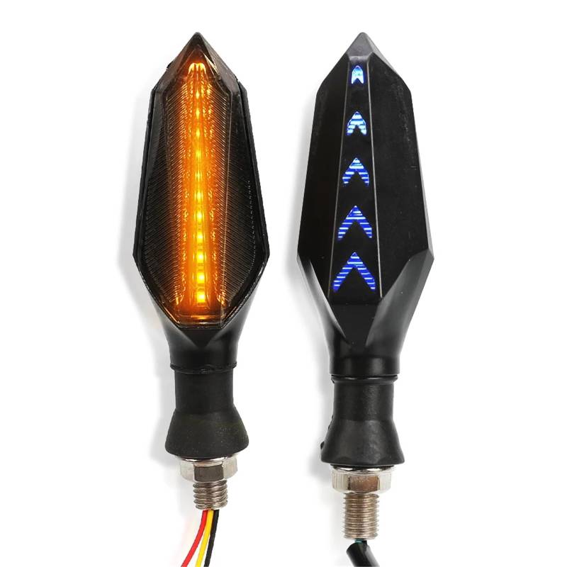 PQAIECXD Motorrad-kennzeichenhalter Kompatibel Mit Für ZX10R 2005-2023 Roller Kennzeichenhalter Blinker Rücklicht Kotflügel Eliminator Ersatz(Blue Yellow) von PQAIECXD