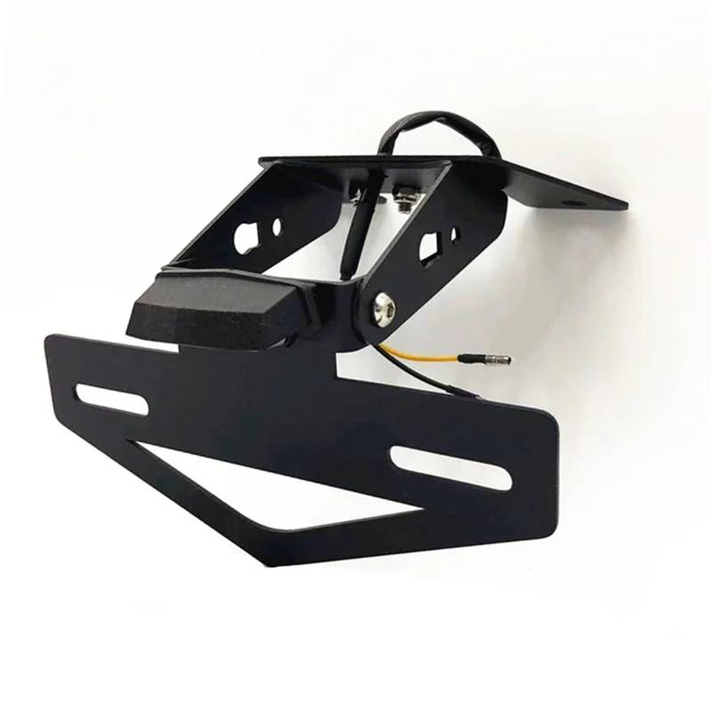PQAIECXD Motorrad-kennzeichenhalter Kompatibel Mit GPR125 Für GPR150 Für RS4125 Für RS450 Motorrad-Kennzeichenrahmenhalter Mit Einstellbarem Winkel Und Lampe von PQAIECXD