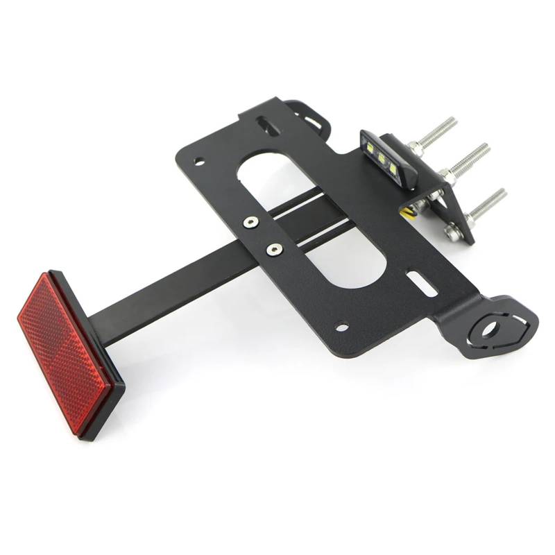 PQAIECXD Motorrad-kennzeichenhalter Kompatibel Mit MT-07 Für FZ-07 2014-2020 Motorrad-Heckkotflügel-Eliminierungssatz. Ersatz des Kennzeichenhalters.(with Reflector) von PQAIECXD