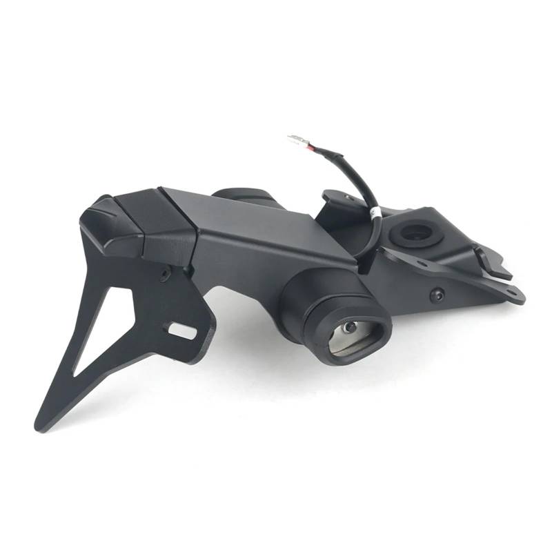 PQAIECXD Motorrad-kennzeichenhalter Kompatibel Mit MT-09 2021 2022 2023 2024 Motorrad Hinten Kurzer Schwanz Stock Ordentlich Kennzeichenhalter Reitstock Halterung Kit von PQAIECXD