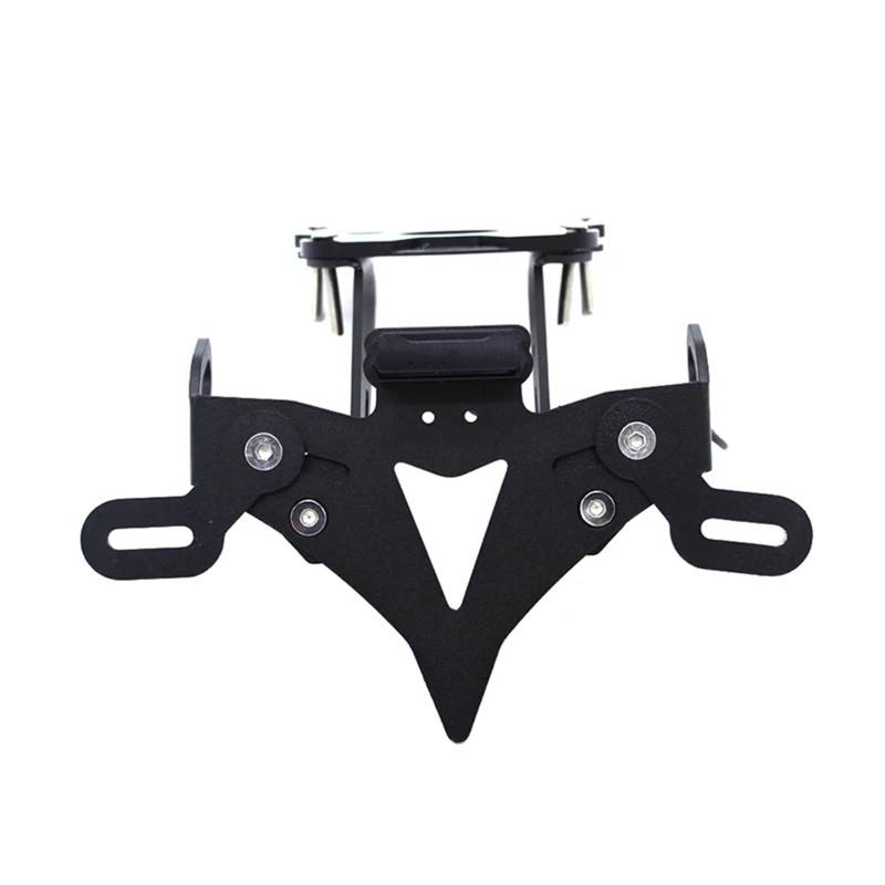 PQAIECXD Motorrad-kennzeichenhalter Kompatibel Mit MT-09 2021-2022 Kennzeichenhalter Mit Leichtem Motorrad-Heck-Heck-Ordnungs-Kotflügel-Eliminierungs-Kit Zubehör von PQAIECXD