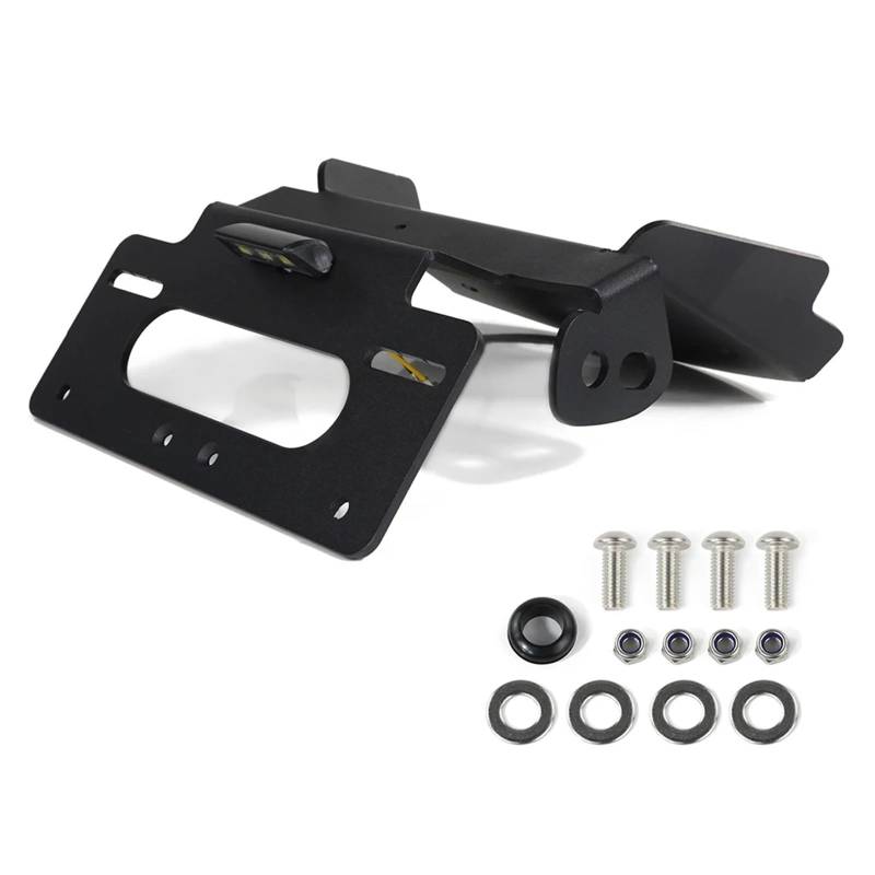 PQAIECXD Motorrad-kennzeichenhalter Kompatibel Mit Pan for America Für 1250 Für Special 2021-2023 Motorrad-Kennzeichenhalter, Heckkotflügel-Eliminator, Zulassungshalterung(Without Reflector) von PQAIECXD