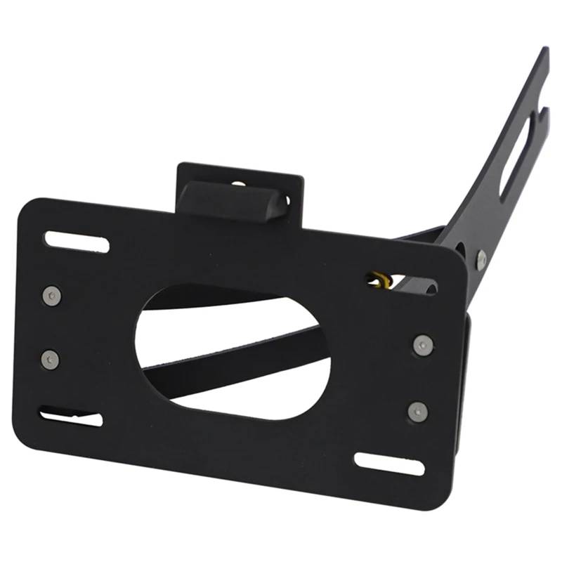 PQAIECXD Motorrad-kennzeichenhalter Kompatibel Mit Shadow VT600C 1988-2000 Motorrad Side Eliminator Seitliche Kennzeichenhalterung Seitliche Kennzeichenhalter von PQAIECXD