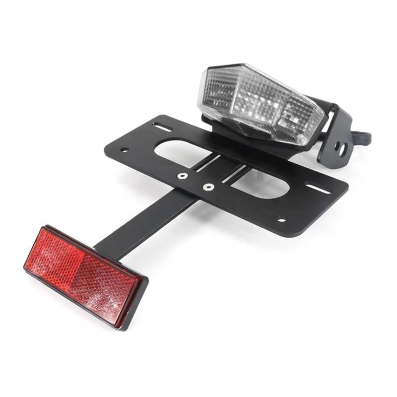 PQAIECXD Motorrad-kennzeichenhalter Kompatibel Mit Suzuki Für DRZ400 Für DR-Z400S Für DRZ400SM 2005-2024 Für DRZ400E 2008-2024 Kennzeichenhalterung Heckkotflügel-Eliminator(Clear with Reflector) von PQAIECXD