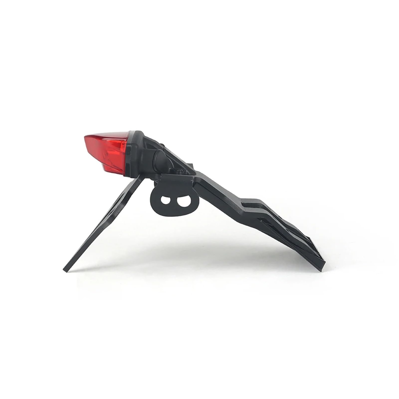 PQAIECXD Motorrad-kennzeichenhalter Kompatibel Mit Suzuki Für GSX-8S 2023 2024 Motorrad-Hinterrad-Kurze-Heck-Nummernschildhalter Reitstockhalterung Mit Integriertem Licht(Red) von PQAIECXD