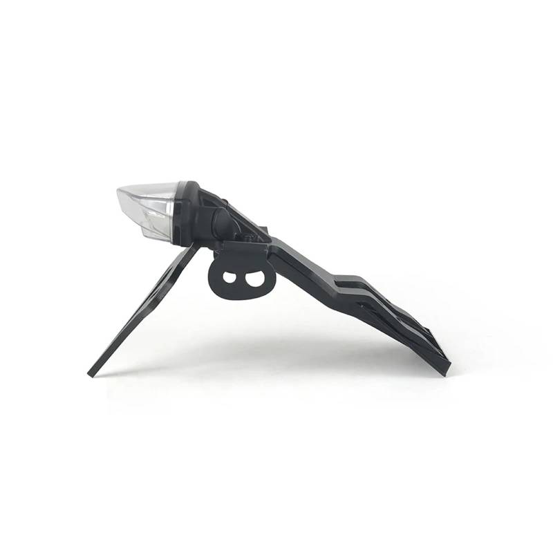 PQAIECXD Motorrad-kennzeichenhalter Kompatibel Mit Suzuki Für GSX-8S 2023 2024 Motorrad-Hinterrad-Kurze-Heck-Nummernschildhalter Reitstockhalterung Mit Integriertem Licht(Transparent) von PQAIECXD