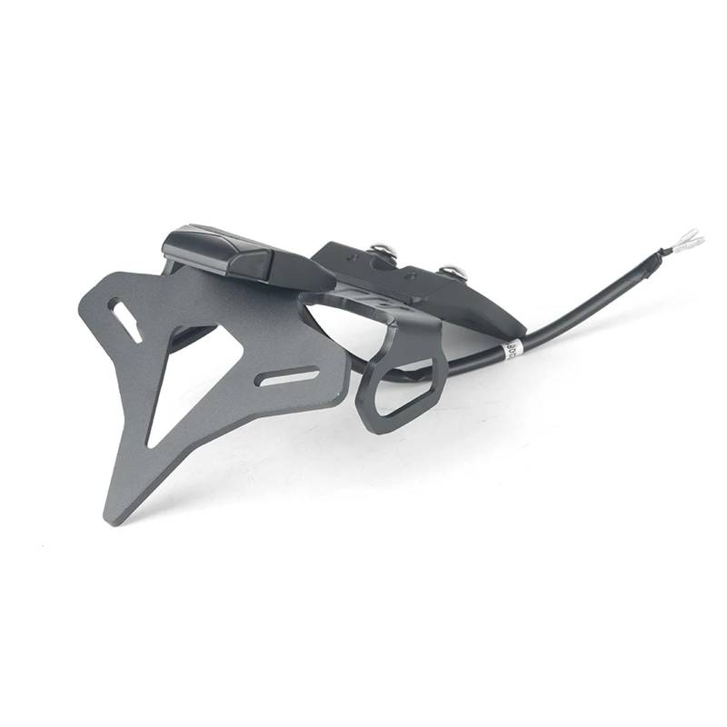 PQAIECXD Motorrad-kennzeichenhalter Kompatibel Mit Suzuki Für GSX-S1000 2022 2023 2024 Motorrad Hinten Kurzer Schwanz Stock Kennzeichenhalter Reitstock Rahmenhalterung von PQAIECXD