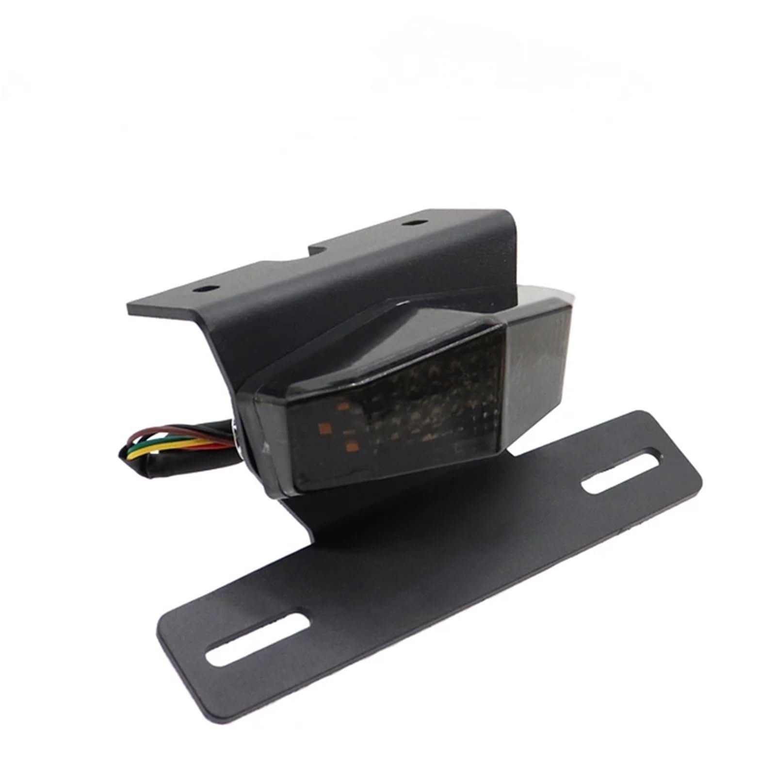 PQAIECXD Motorrad-kennzeichenhalter Kompatibel Mit TW200 1989-2023 Kennzeichenhalter Mit Bremslichtern Motorradzubehör Heckkotflügel-Eliminator(Smoke) von PQAIECXD