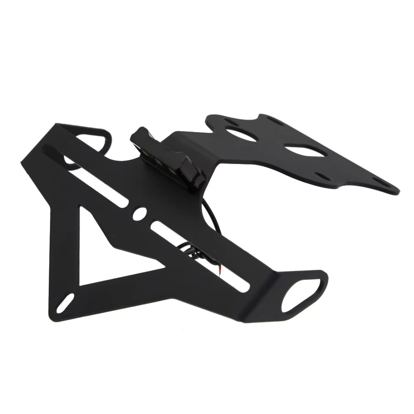 PQAIECXD Motorrad-kennzeichenhalter Kompatibel Mit Yamaha Für XSR 900 2022 2023 Motorrad-Kennzeichenhalter Fender Für Eliminator Registrierungshalterung Zubehör(Black 1) von PQAIECXD