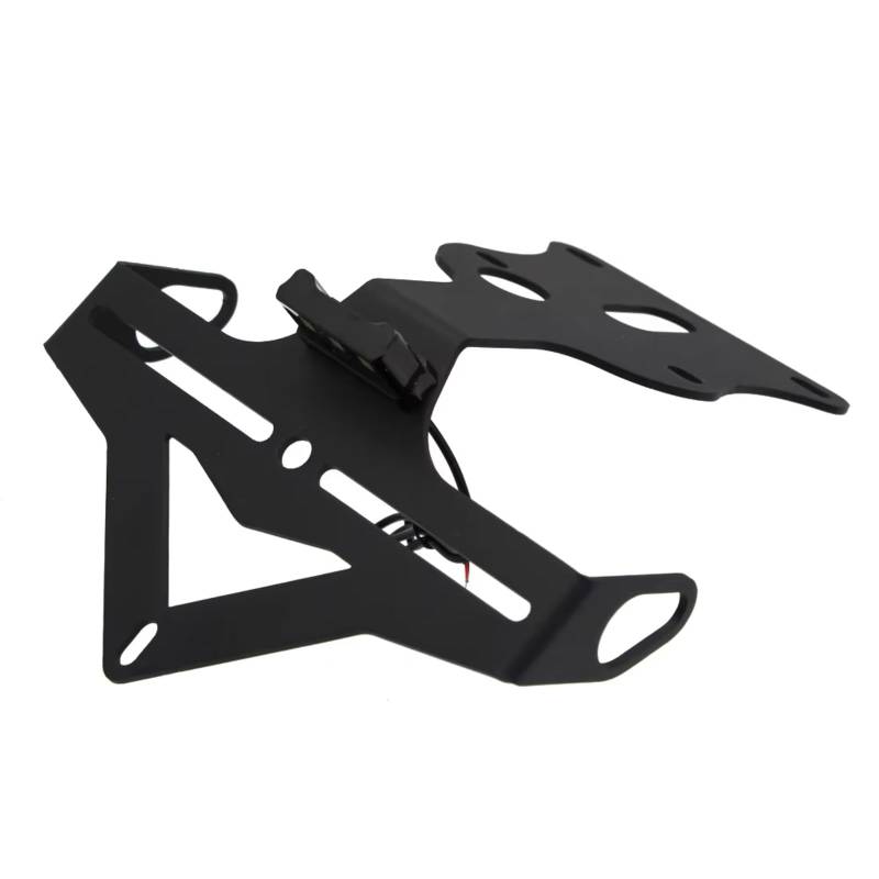 PQAIECXD Motorrad-kennzeichenhalter Kompatibel Mit Yamaha Für XSR 900 2022 2023 Motorrad-Kennzeichenhalter Fender Für Eliminator Registrierungshalterung Zubehör(Black 1) von PQAIECXD