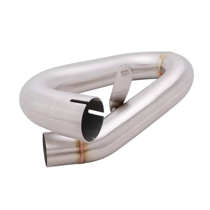 PQAIECXD Motorradauspuff Für CB600F Für Hornet600 Für CBR600F 2007-2013 Motorradauspuff Für Escape Moto Mid Link Pipe Für Connect Schalldämpfer von PQAIECXD