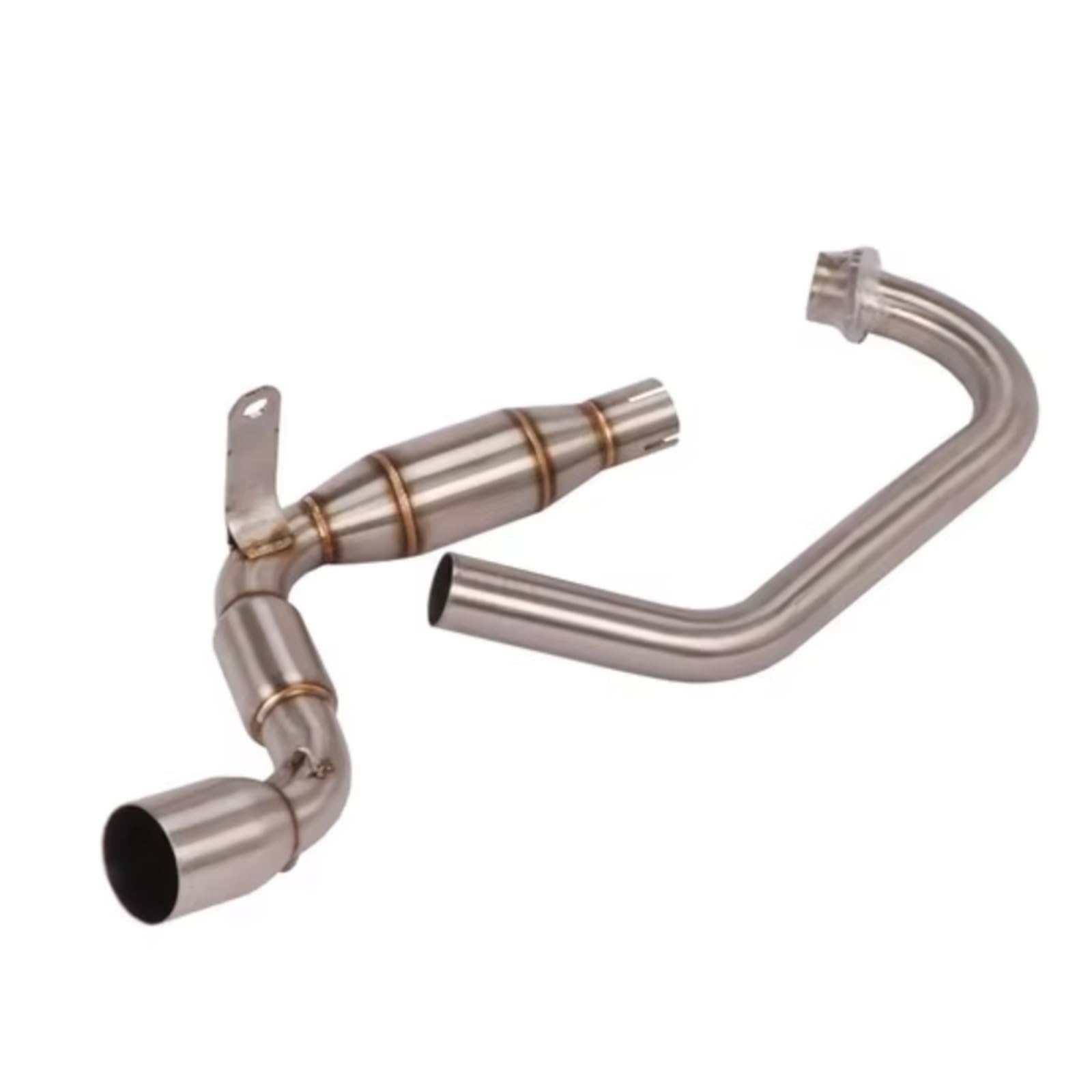 PQAIECXD Motorradauspuff Für CBF190TR CB190R 2019 2020 Motorradauspuff Modifiziert Für Fluchtsysteme Front Middle Link Pipe 51mm Schalldämpfer von PQAIECXD