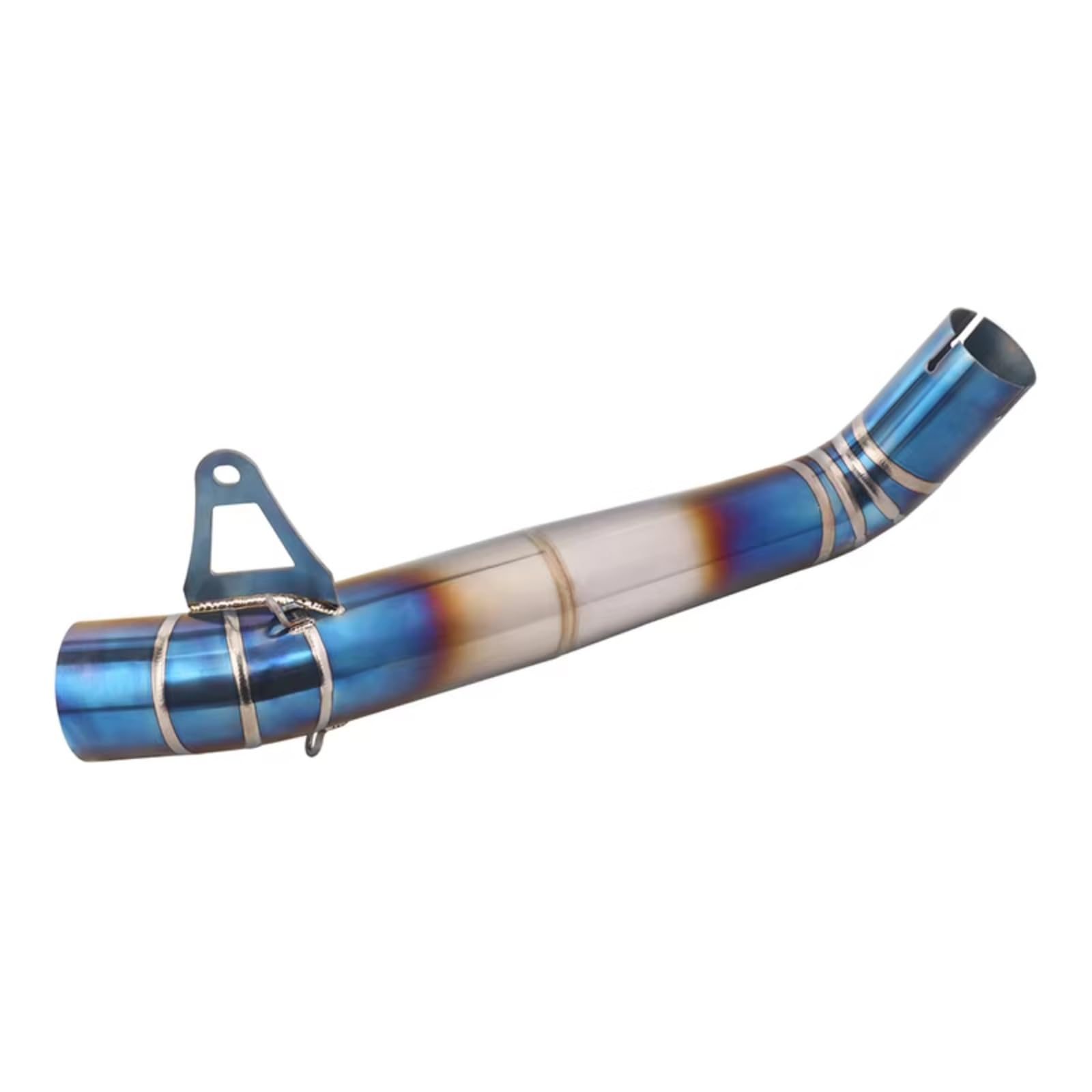 PQAIECXD Motorradauspuff Für CBR1000RR CBR1000 2008-2016 Motorradauspuff Für Titanlegierung Mittelverbindungsrohr Modifizieren Schalldämpfer Für Escape Moto(Blue) von PQAIECXD