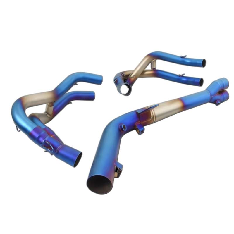 PQAIECXD Motorradauspuff Für Ninja Für ZX4R ZX4RR 2023 Motorradauspuff Für Escape Modify Front Link Pipe Für Connect Schalldämpfer Motorradauspuffrohr Link Für Connect von PQAIECXD