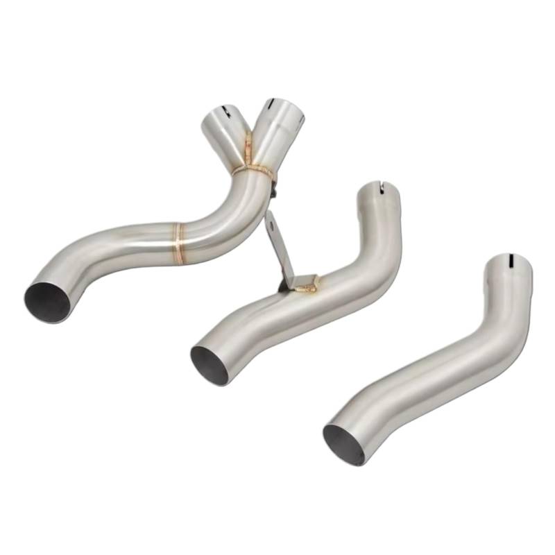 PQAIECXD Motorradauspuff Für R1150GS 1999-2005 Motorradauspuff Fluchtsystem Slip-On-Verbindungsrohr Für Connect-Schalldämpfer Motorradauspuffrohrverbindung Für Connect von PQAIECXD
