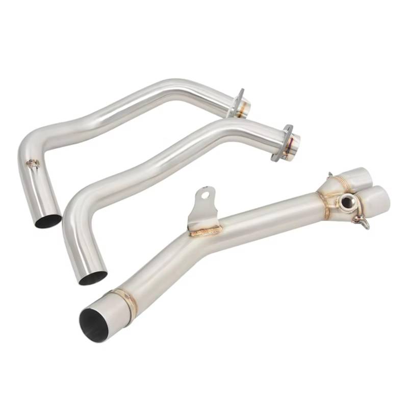 PQAIECXD Motorradauspuff Für Rebel500 CM500 CMX500 2020 2021 2022 2023 Motorradauspuffanlage Fahrradrohr Vorne Mitte Link Rohr Motorradauspuffadapter von PQAIECXD