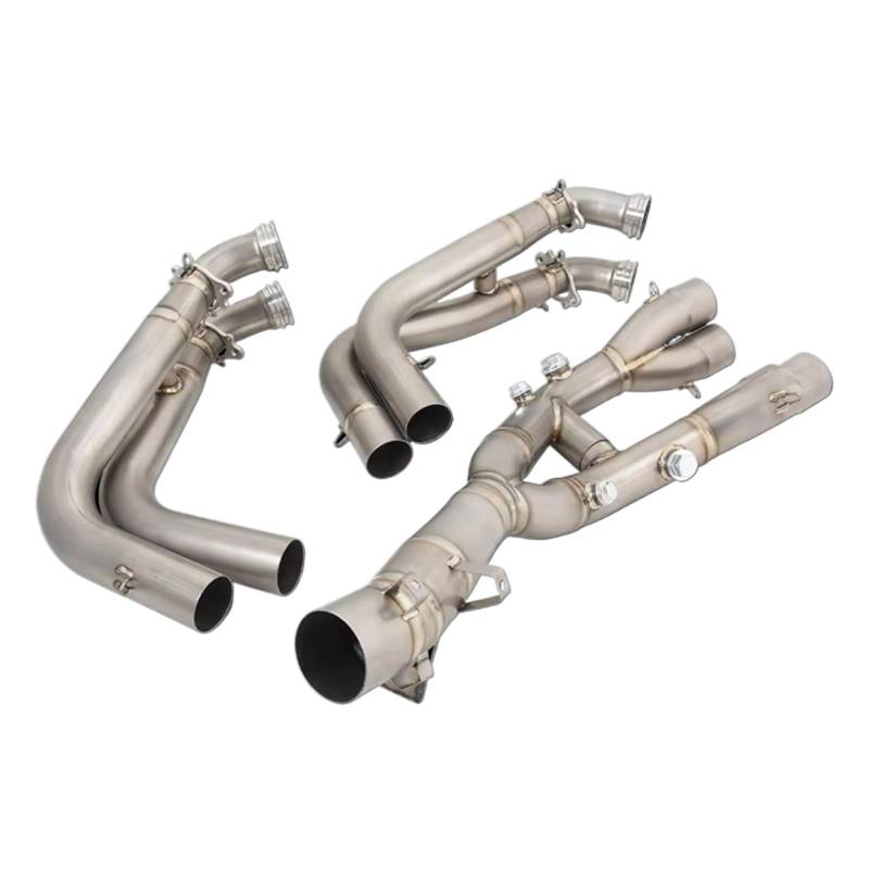 PQAIECXD Motorradauspuff Für S1000XR 2020 2021 2022 Motorradauspuff Für Fluchtsysteme Ändern Front Link Pipe Connection Schalldämpfer Motorradauspuffrohr von PQAIECXD