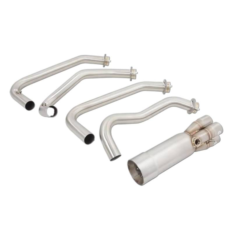 PQAIECXD Motorradauspuff Für Z900 2017 2018 2019 2020 2021 Motorradauspuff Für Fluchtsysteme Verbindungsrohr Modifiziertes Vorderes Verbindungsrohr Mit Katalysatoren von PQAIECXD