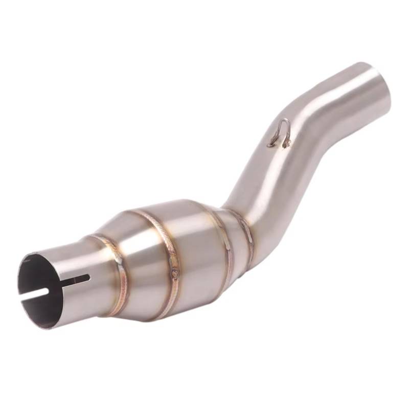PQAIECXD Motorradauspuff Kompatibel Mit Benelli Für 302S BN302S BJ302 Motorradauspuff Für Escape Moto Modifiziertes Mittelverbindungsrohr Mit Katalysator Für Connect 50,5 Mm Schalldämpfer von PQAIECXD