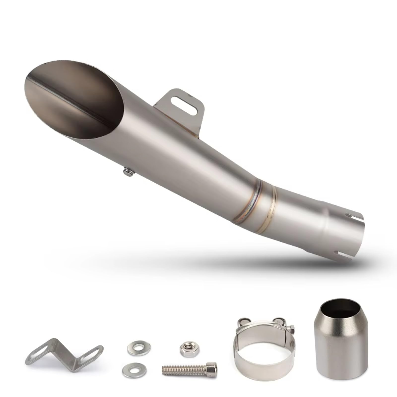 PQAIECXD Motorradauspuff Kompatibel Mit Benelli Für 752S 51MM Motorrad Modifiziertes Auspuffrohr Universal Motorrad Modifiziertes Auspuffendrohr Schalldämpfer(Type B) von PQAIECXD