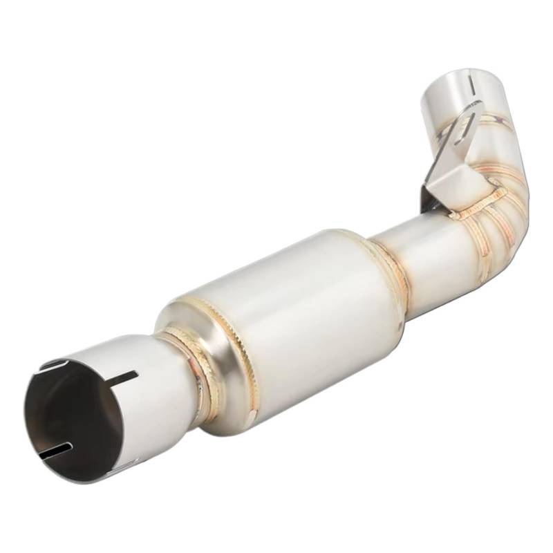 PQAIECXD Motorradauspuff Kompatibel Mit Benelli Für Leoncino 800 BJ800 Motorradauspuff Für Escape Modifiziertes Verbindungsrohr Mit Katalysator Für Verbesserten Für Eliminator-Schalldämpfer von PQAIECXD