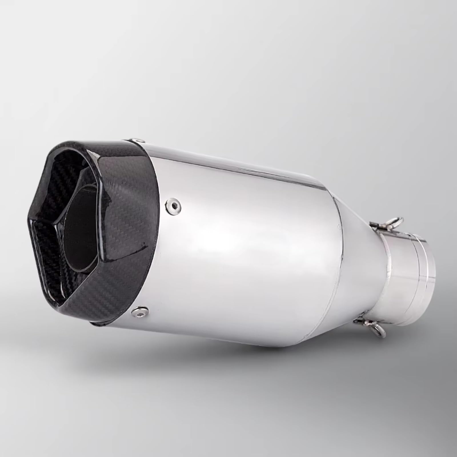 PQAIECXD Motorradauspuff Kompatibel Mit CBR300R-Motorradschalldämpfer-Auspuffrohr. Universal-51-mm-Motorradauspuffschalldämpfer. Modifizieren Sie Das Blaue Endrohr.(Type B) von PQAIECXD