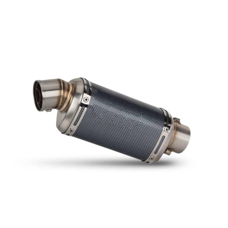PQAIECXD Motorradauspuff Kompatibel Mit CBR500R R 51mm Motorradzubehör Universal-Motorrad-Schalldämpfer-Auspuffrohr Motorrad-Auspuffrohr(B 300MM) von PQAIECXD