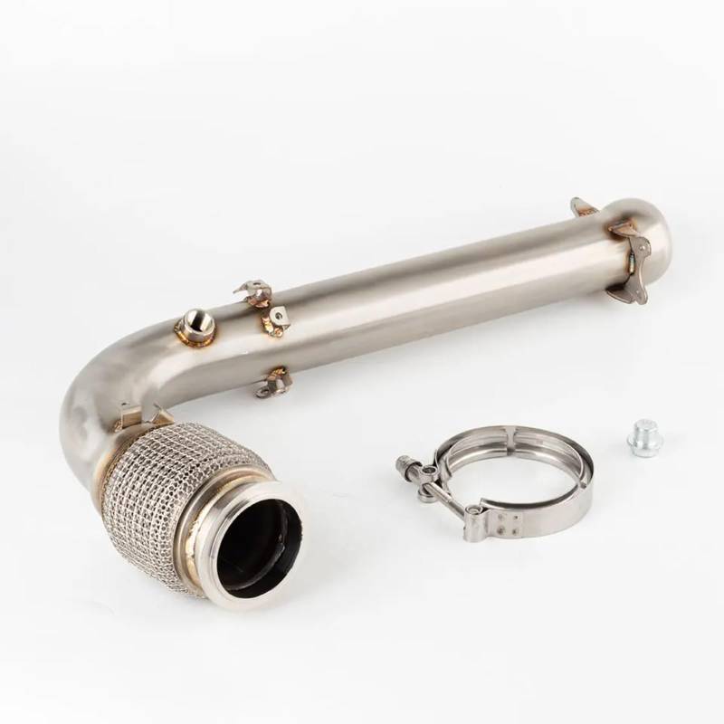 PQAIECXD Motorradauspuff Kompatibel Mit Can-am Für Maverick Für Turbo R DS CE RS/Für Max Für Turbo DS 2021 Motorradauspuffrohr Motorradschalldämpfer Auspuffverbindungsrohr von PQAIECXD